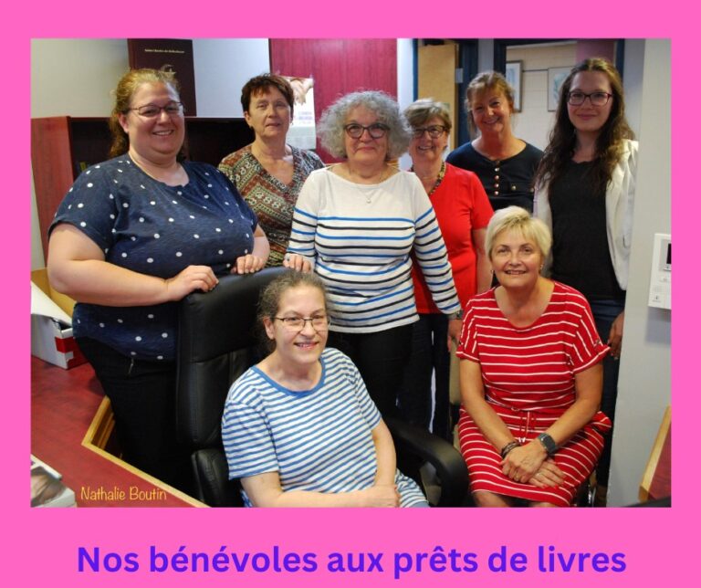 Bénévoles de la bibliothèque municipale de Saint-Charles